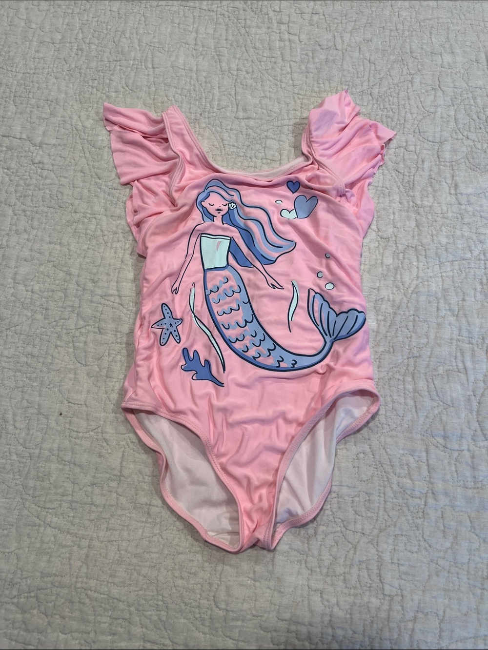 Carters Pink Mermaid One-Piece Swimsuit